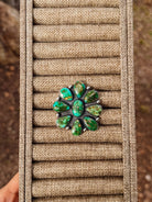 Bowie Adjustable Sonoran Gold Cluster Ring - Horseshoe J & Co.