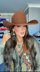Bowie Sonoran Gold Earrings - Horseshoe J & Co.