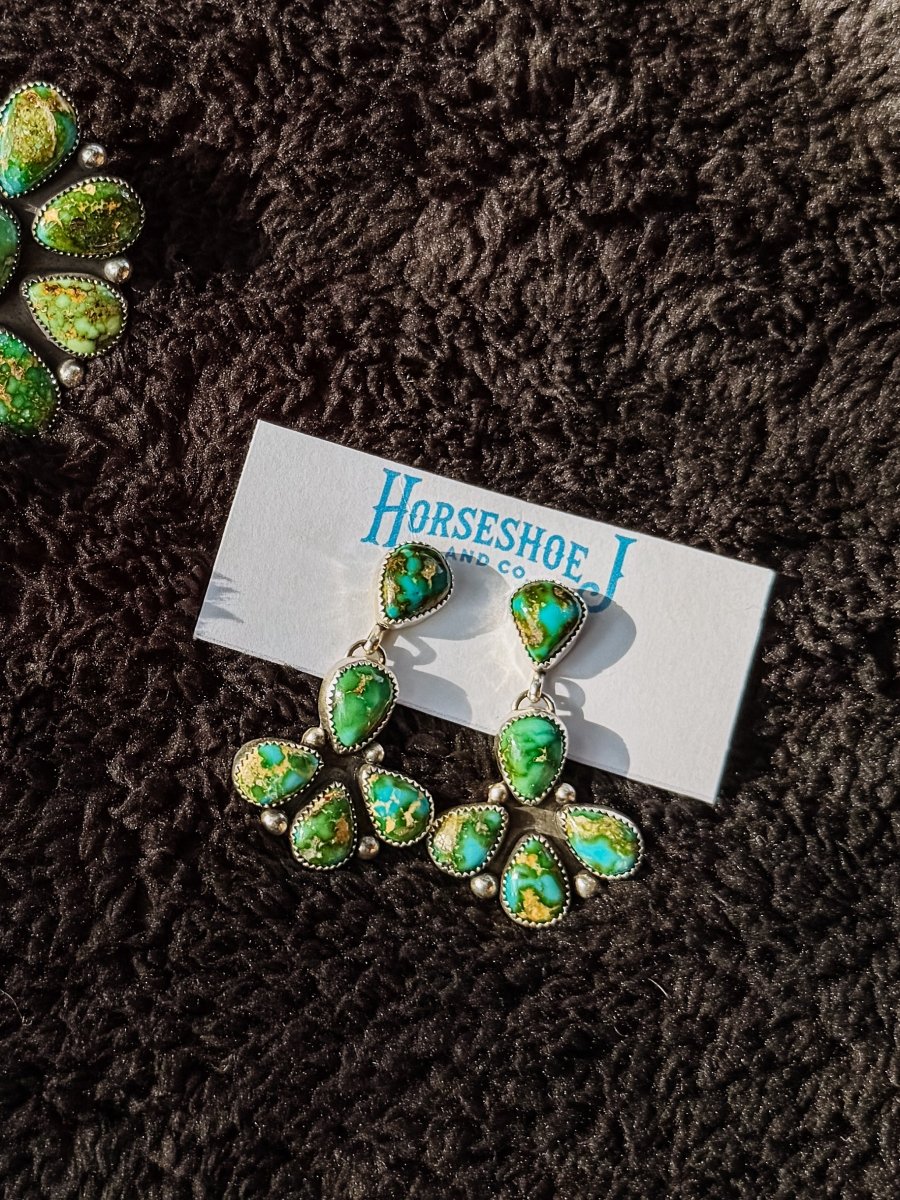 Bowie Sonoran Gold Earrings - Horseshoe J & Co.