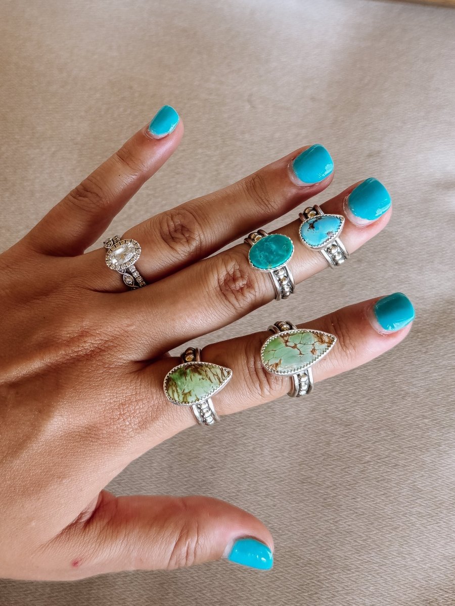 Braden Stone Ring - ring - Horseshoe J & Co.