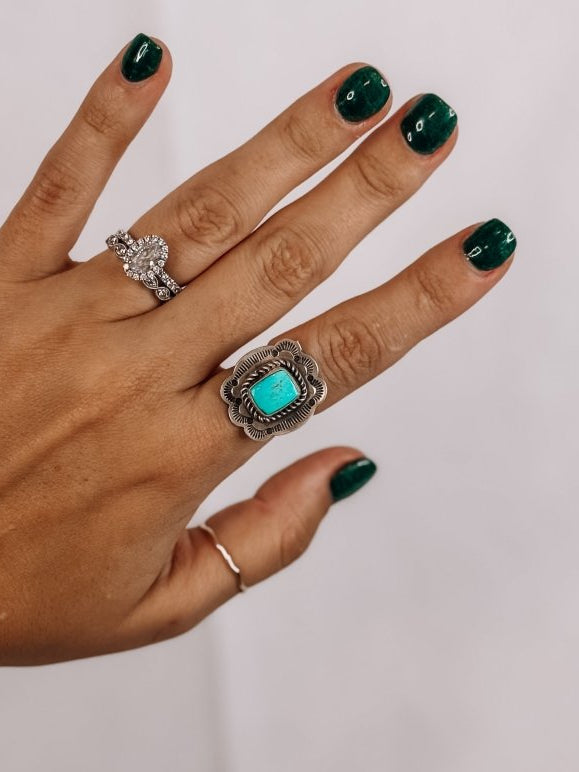 Burns Turquoise Ring - Wooten's