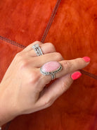 Burris Pink Opal Ring - Horseshoe J & Co.