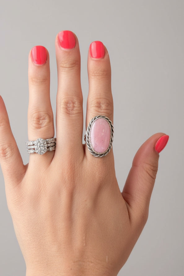 Burris Pink Opal Ring - Wooten's