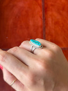 Carpenter Sleeping Beauty Turquoise Ring - Horseshoe J & Co.
