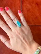 Carpenter Sleeping Beauty Turquoise Ring - Horseshoe J & Co.