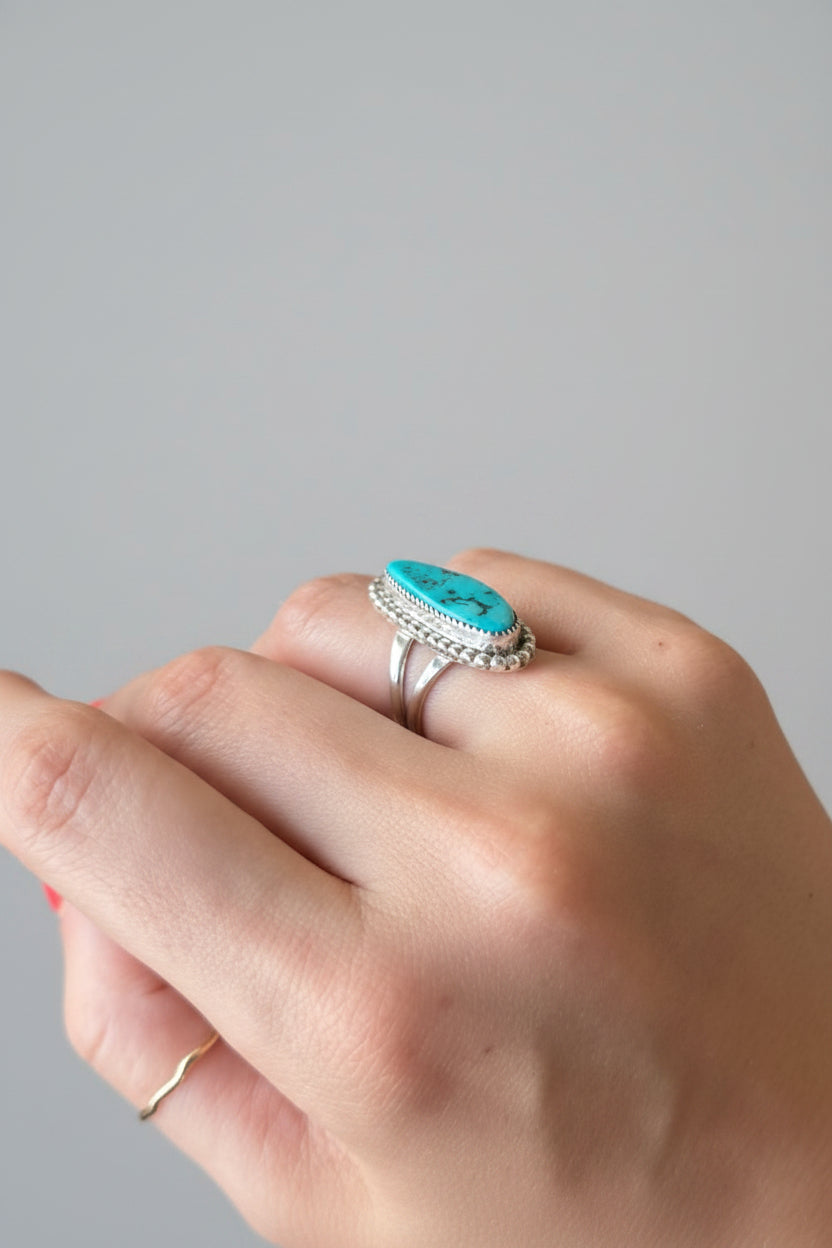 Carpenter Sleeping Beauty Turquoise Ring - Wooten's