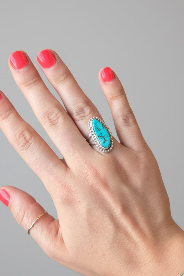 Carpenter Sleeping Beauty Turquoise Ring - Wooten's