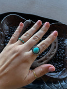 Carried Away Adjustable Turquoise Ring - Wooten's