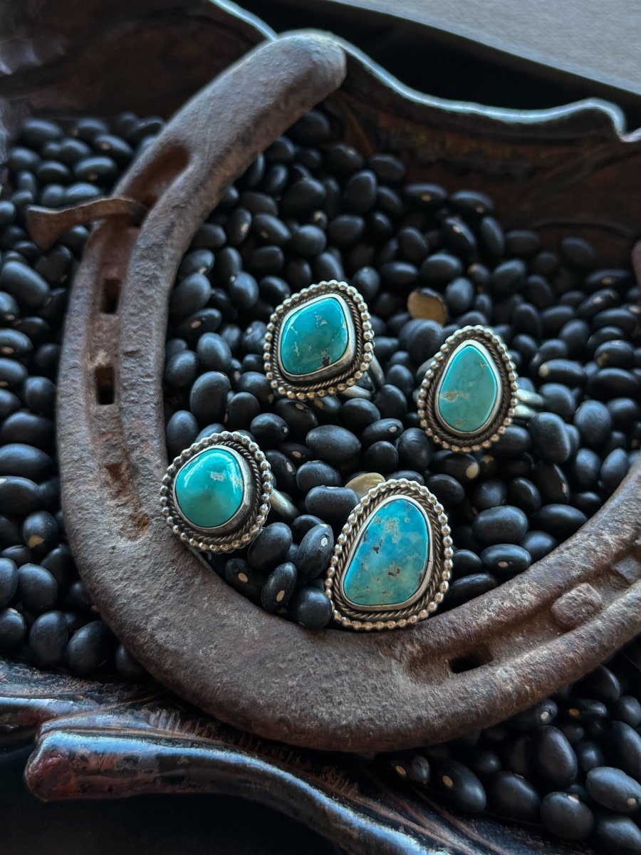 Carried Away Adjustable Turquoise Ring - Wooten's