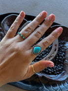 Carried Away Adjustable Turquoise Ring - Wooten's