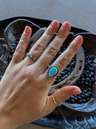 Carried Away Adjustable Turquoise Ring - Wooten's