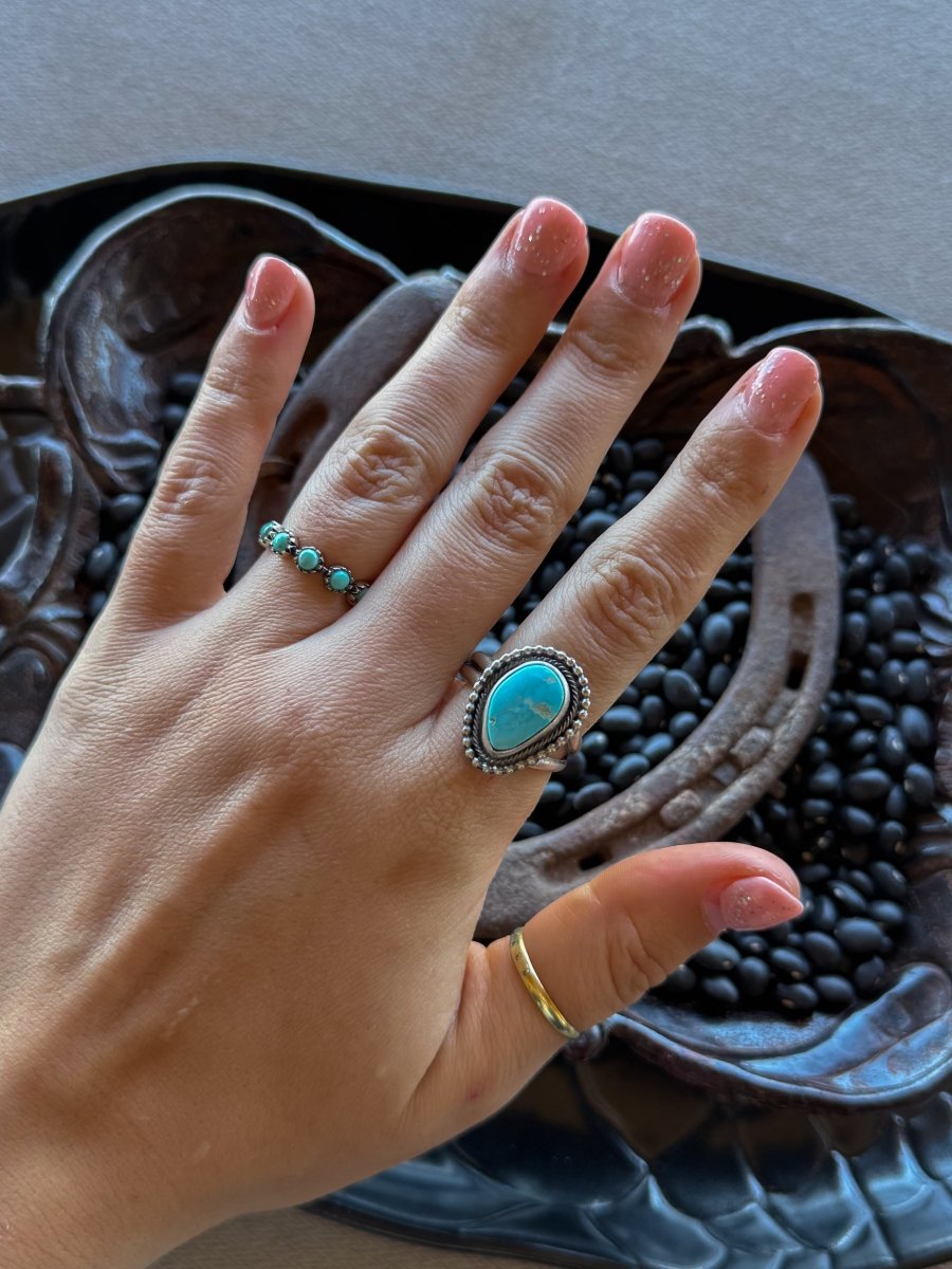 Carried Away Adjustable Turquoise Ring - Wooten's