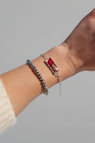 Chambers Rose Dahlia Horizontal Chain Bracelet - Wooten's