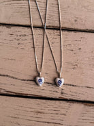 China Plate Heart Necklace - Wooten's