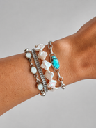 Clover Freshwater Pearl Bracelet - Wooten's