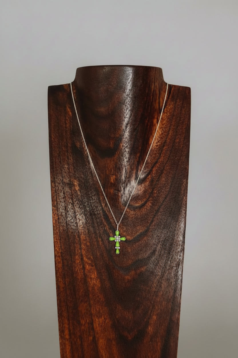 Cordes Turquoise Cross Necklace - Wooten's