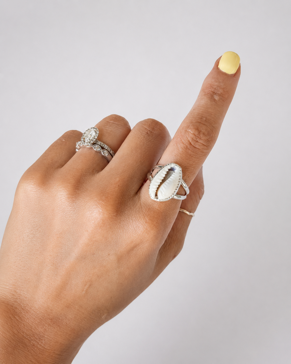 Corpus Christi Cowrie Shell Ring - Wooten's