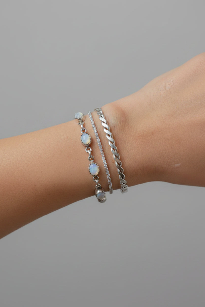 Cowdrey Silver Twist Cuff - Wooten's