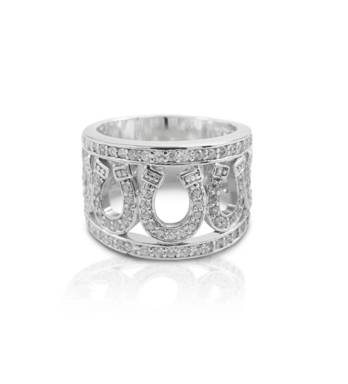 Cowgirl Luxe All - Around Horseshoe Ring - Wooten's