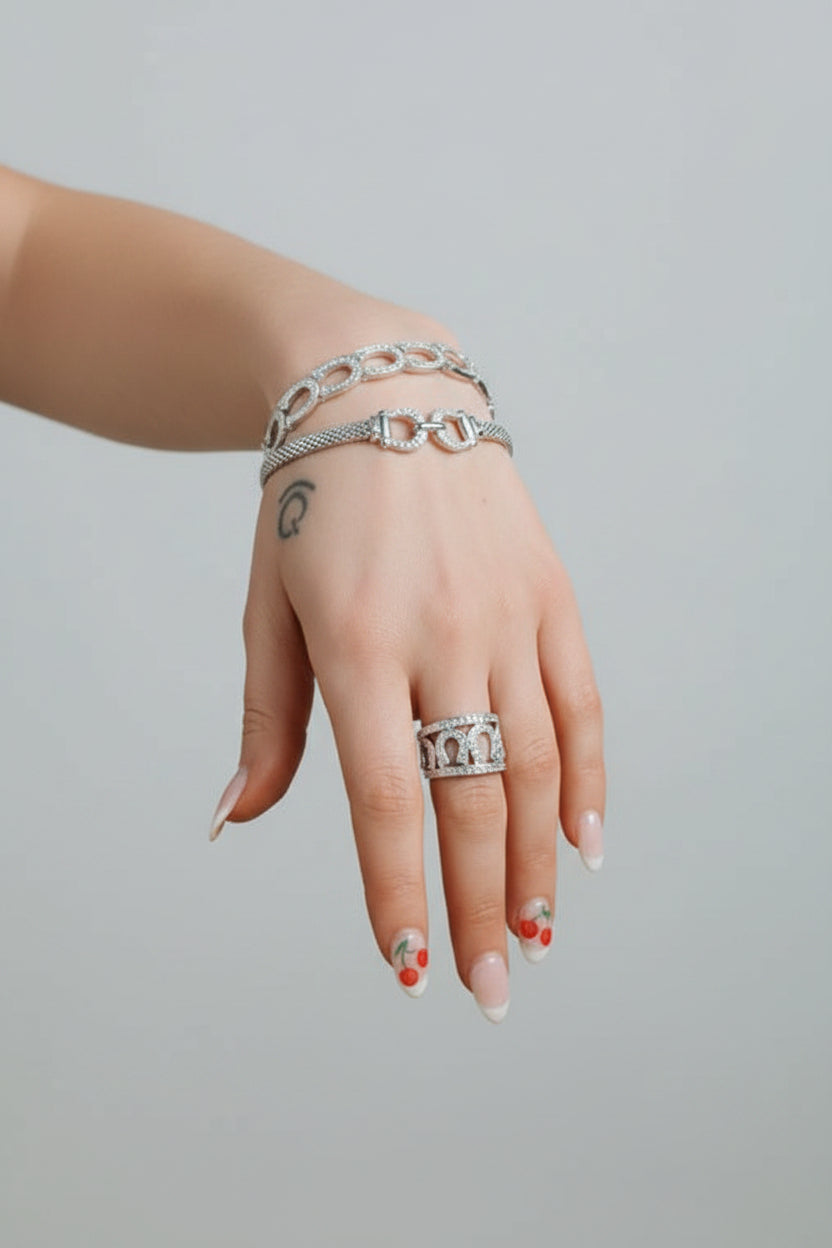 Cowgirl Luxe All - Around Horseshoe Ring - Wooten's
