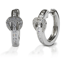 Cowgirl Luxe Buckle Hoop Earrings - Wooten's