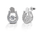 Cowgirl Luxe Dancing Stone Stirrup Earrings - Wooten's