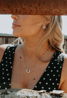 Cowgirl Luxe Dancing Stone Stirrup Earrings - Wooten's