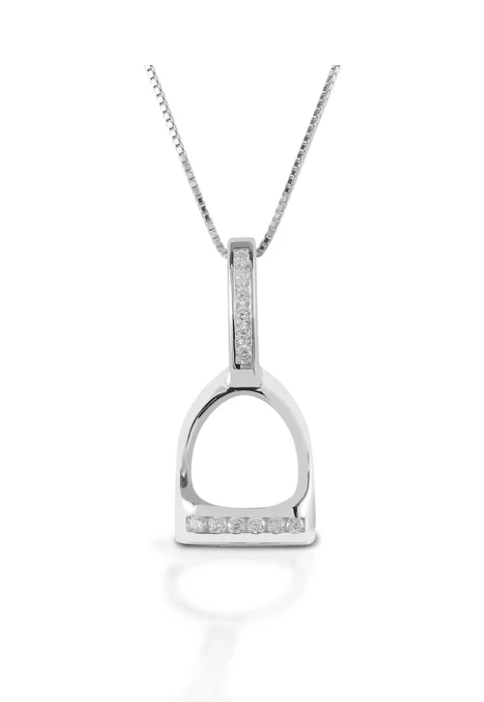 Cowgirl Luxe English Stirrup Necklace - Wooten's