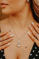 Cowgirl Luxe English Stirrup Necklace - Wooten's
