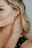 Cowgirl Luxe Engraved Stirrup Earrings - Wooten's