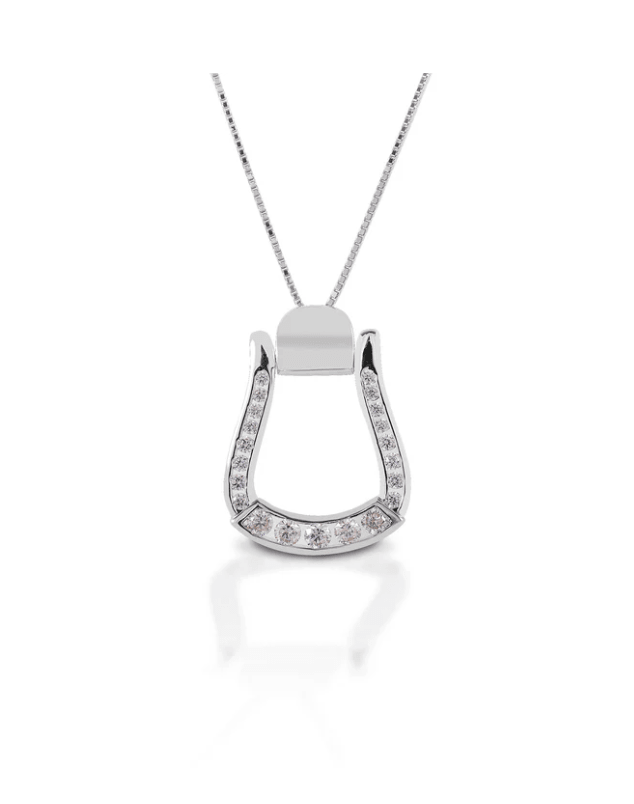 Cowgirl Luxe Oxbow Stirrup Necklace - Wooten's