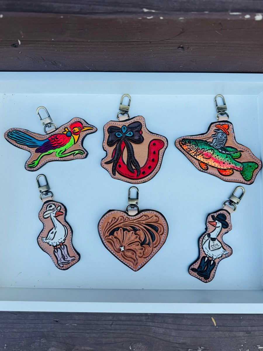 Cowgirl Purse Charm/Keychain - Wooten's
