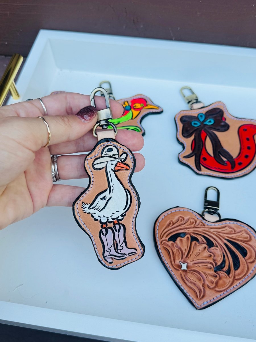 Cowgirl Purse Charm/Keychain - Wooten's