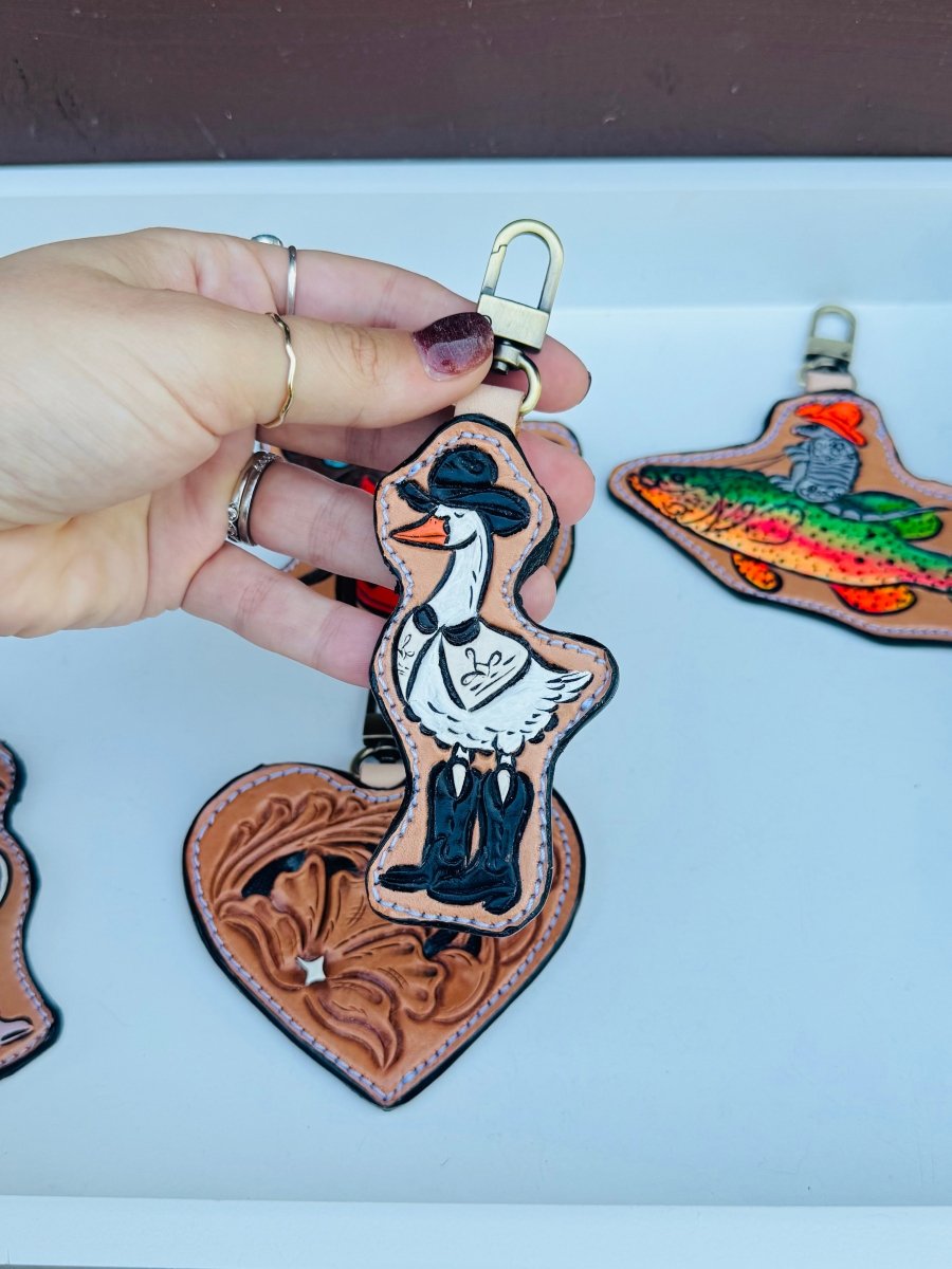 Cowgirl Purse Charm/Keychain - Wooten's