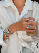 Cross Plains Turquoise Bracelet - bracelet - Wooten's