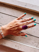 Custer Purple Spiny Oyster Ring - Horseshoe J & Co.