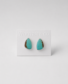 Daisetta #8 Turquoise Stud Earrings - Wooten's