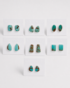 Daisetta #8 Turquoise Stud Earrings - Wooten's