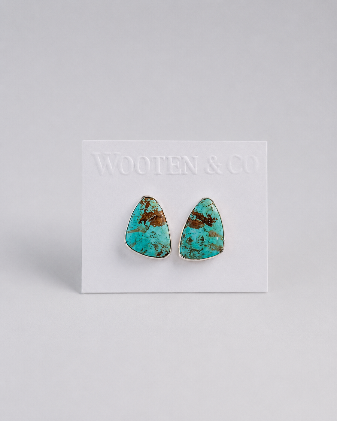 Daisetta #8 Turquoise Stud Earrings - Wooten's
