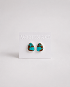 Daisetta #8 Turquoise Stud Earrings - Wooten's