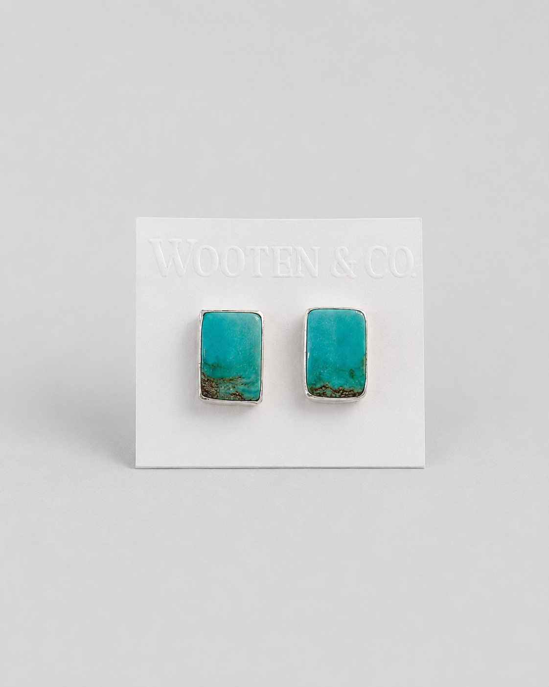 Daisetta #8 Turquoise Stud Earrings - Wooten's