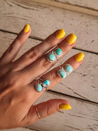 Dalhart 2 Stone Turquoise Ring - Horseshoe J & Co.