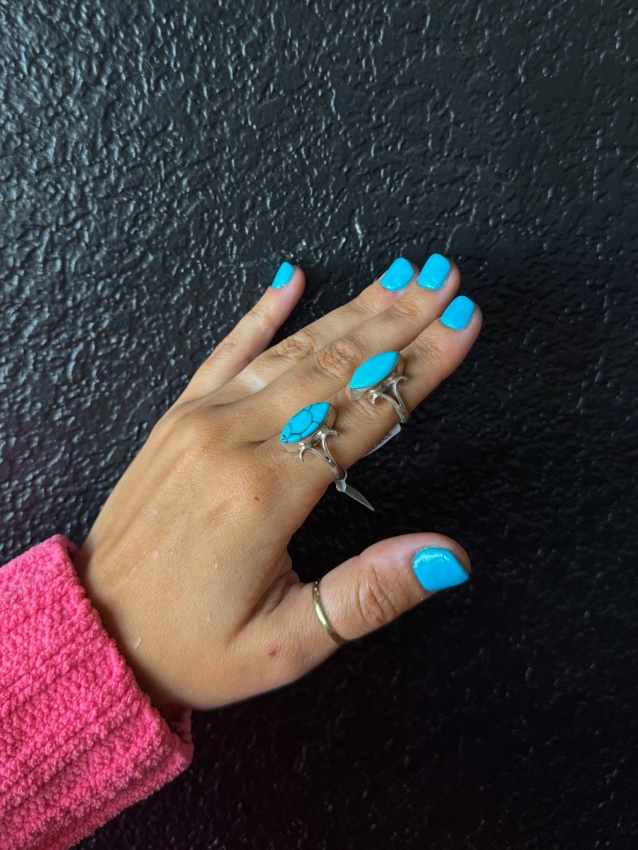 Dander Turquoise Ring - ring - Horseshoe J & Co.