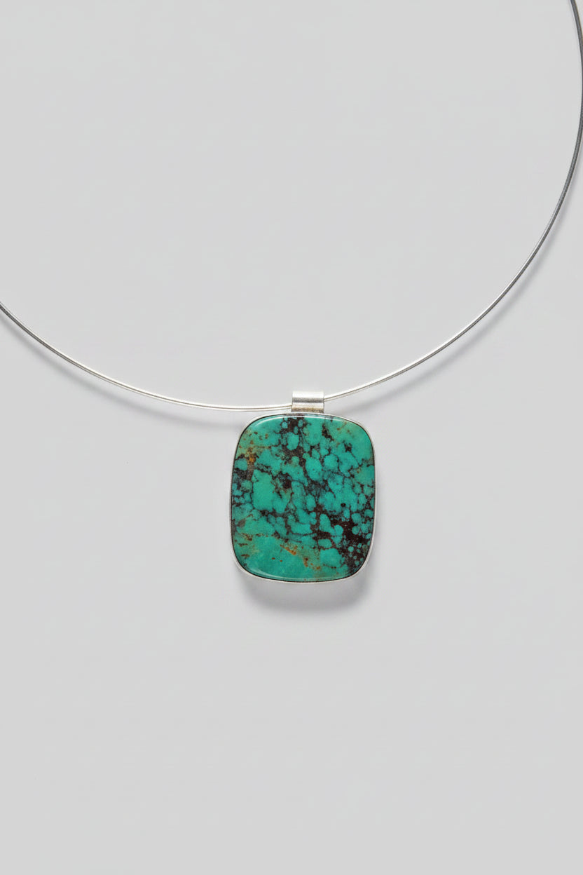 Davie Turquoise Omega Necklace - Wooten's