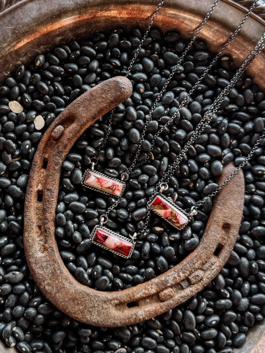 Deadshot Dahlia Rose Necklace - Horseshoe J & Co.