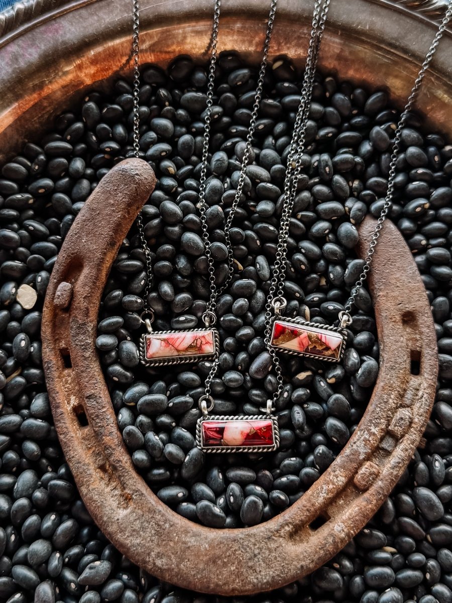 Deadshot Dahlia Rose Necklace - Horseshoe J & Co.