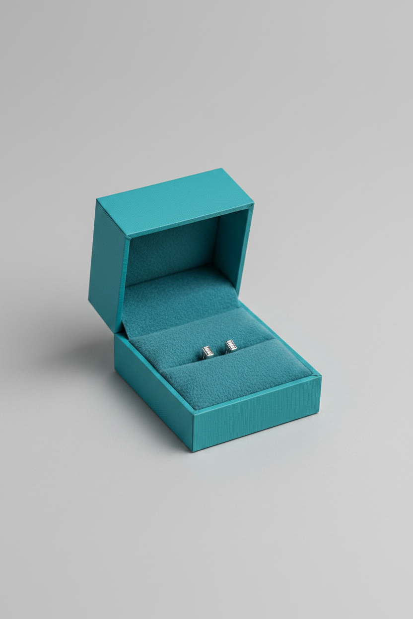 Decker Tiny Baguette Studs - Wooten's
