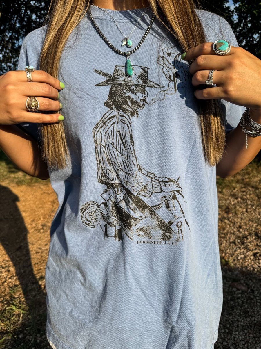 Desert Smoke Tee - Horseshoe J & Co.