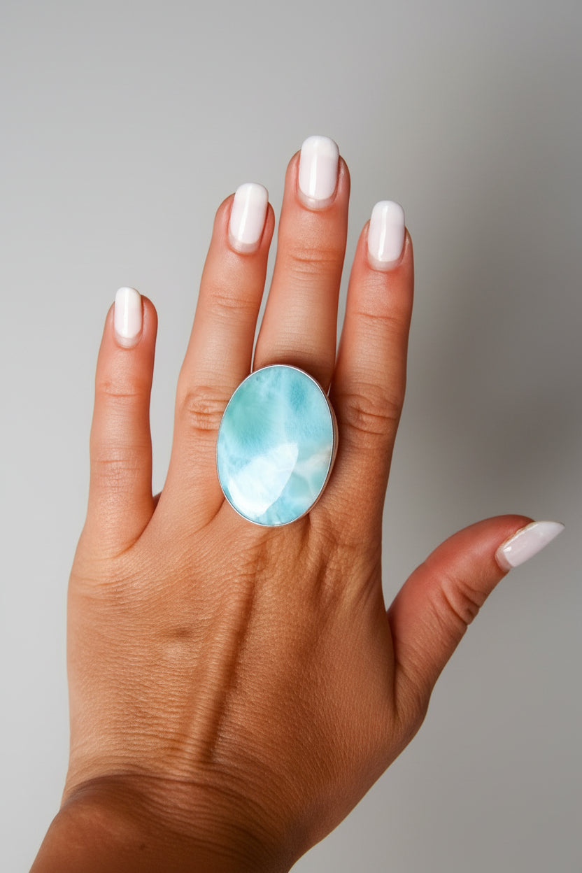 Destin Larimar Adjustable Ring - Wooten's