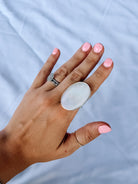 Destin Mother of Pearl Adjustable Ring - Wooten's
